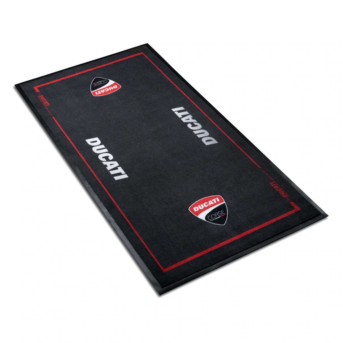 Home :: Garage / Paddock :: Bike Mats / Covers :: Ducati Corse Paddock /  Garage Bike Motorcycle Mat Rug