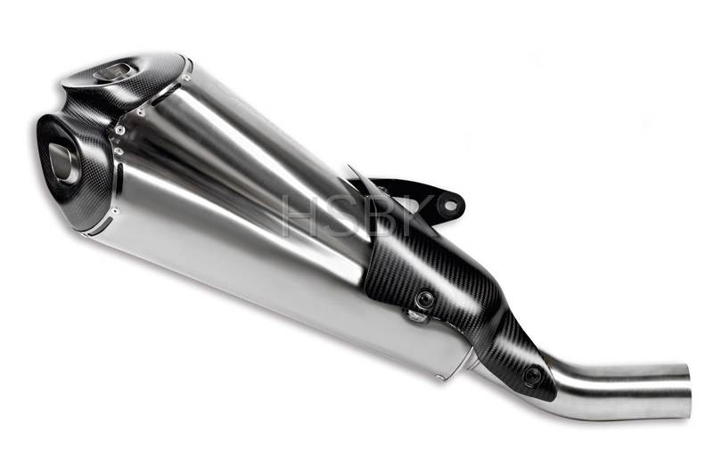 Ducati Diavel 8 Mini Carbon Round Muffler Exhaust Slip On 11 12 13 14 15 16