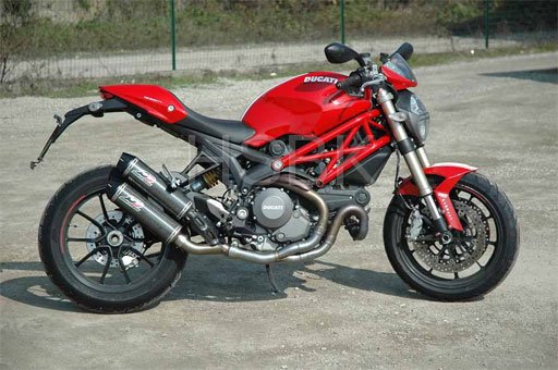 Ducati monster 796 store full exhaust system