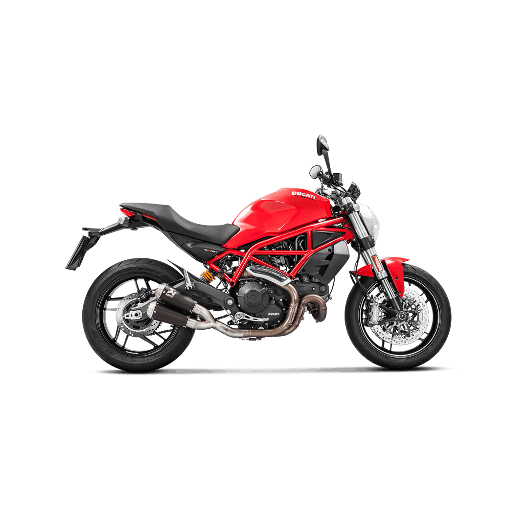 Ducati monster 797 akrapovic exhaust outlet