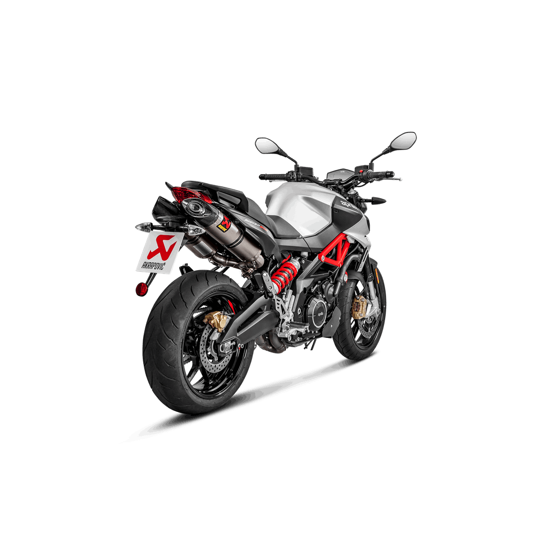 Home Parts Aprilia Shiver 750 900 Exhaust Akrapovic Aprilia Shiver 750 900 Slip On Exhaust System