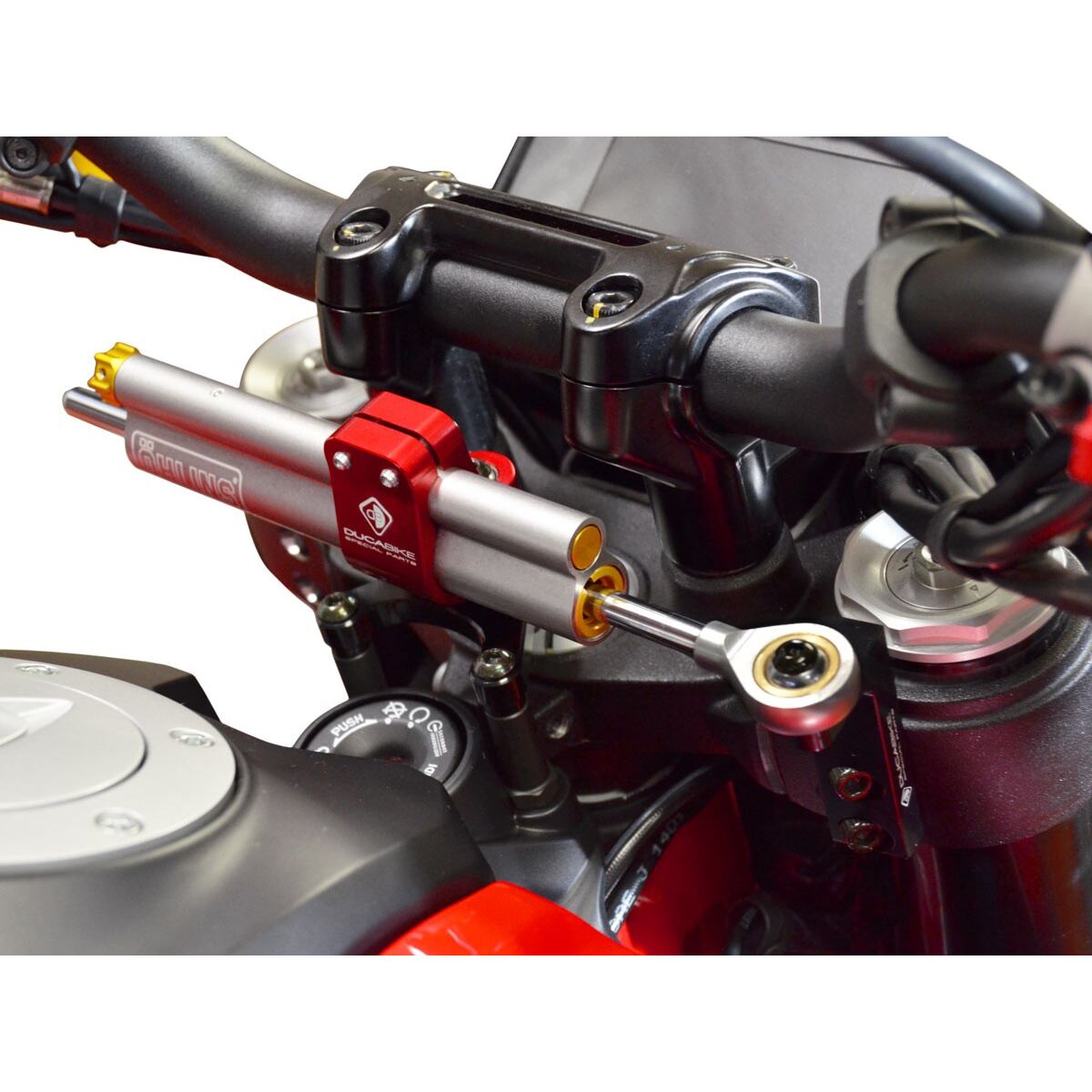 Home :: Parts :: Ducati :: Hypermotard 821 / 939 / 950 :: Suspension ::  Steering Dampers :: DUCABIKE Ducati Hypermotard 950 Steering Damper Bracket 
