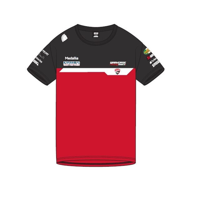Apparel & Gear :: :: Warhorse HSBK Racing Ducati Team Team T-Shirt HSBK Racing | Race Team | Training Facility | Exotic Parts | Italian Bikes