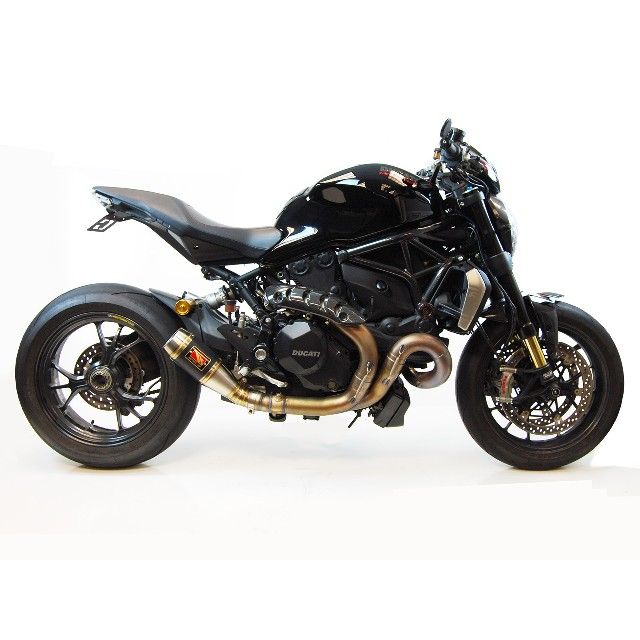 Ducati monster 797 akrapovic exhaust outlet
