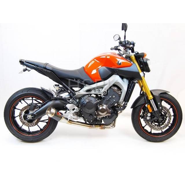 Fz 09 slip on exhaust top