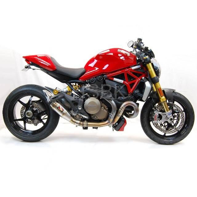 Home Parts Ducati Monster 797 821 1200 Exhaust Competition Werkes Ducati Monster 1200 1200S 1200R GP Slip on Exhaust