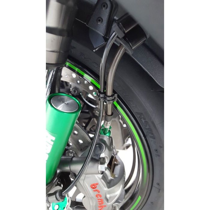 専用品 Hoses 川崎ZX10Rブレーキライン非ABS 2011-2015フロントリア編組