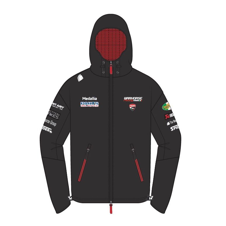 Home Apparel Gear Official Race Team Wear Warhorse HSBK Racing Ducati Team Official Soft Shell Jacket