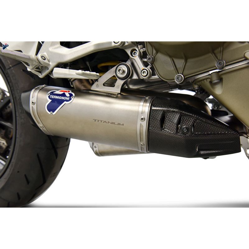 Parts Ducati Streetfighter V4 Exhaust Termignoni Ducati Streetfighter V4 Titanium Slip On Exhaust System HSBK Racing Race Team Training Facility Exotic Parts Italian Bikes