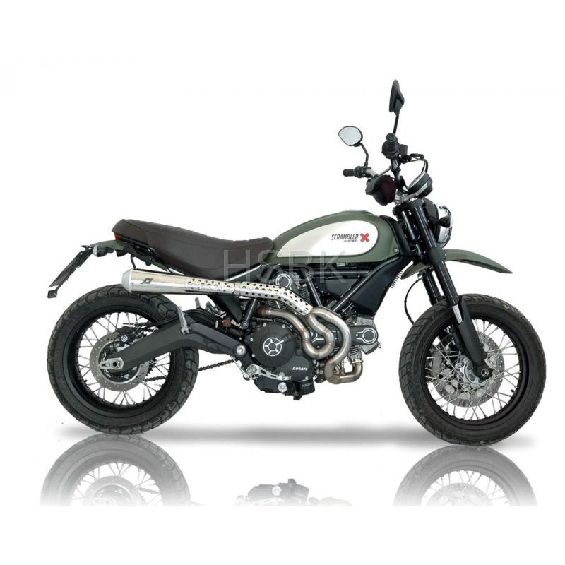 Scrambler muffler clearance