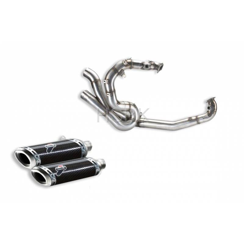 Parts Ducati Streetfighter 848 1098 Exhaust Termignoni Ducati Streetfighter 848 1098 Carbon Fiber Full Exhaust System HSBK Racing Race Team Training Facility Exotic Parts Italian Bikes