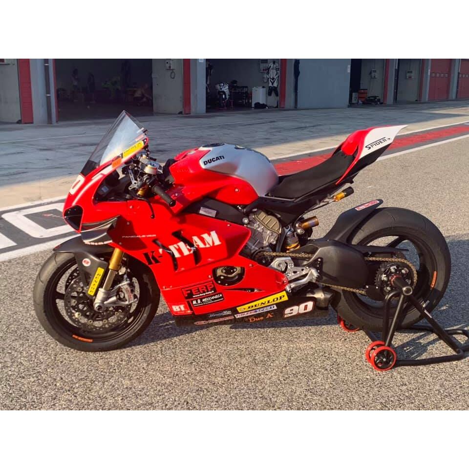 Home Parts Ducati V4 18 24 Race Fairing Stay Bodywork Cruciata Ducati V4 V4S V4SP V4R Panigale Race Bodywork Set 2018 To 2021